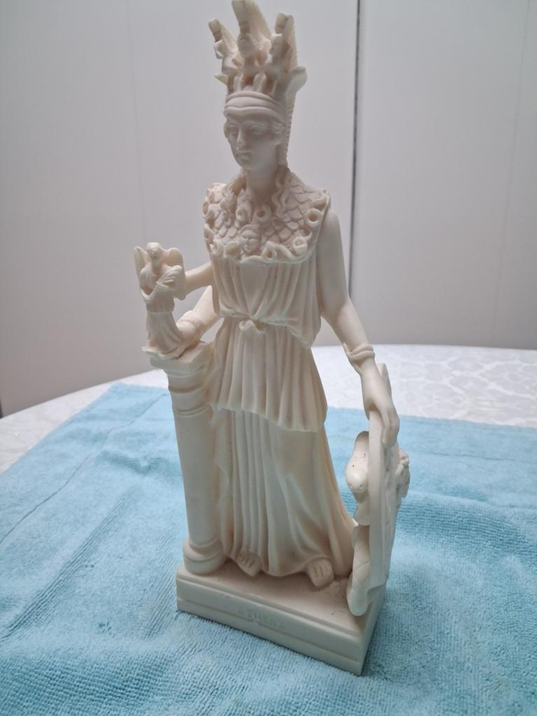 Athena, Antiek en Kunst, Ophalen, 20 - 50 cm, Beeld, Religie