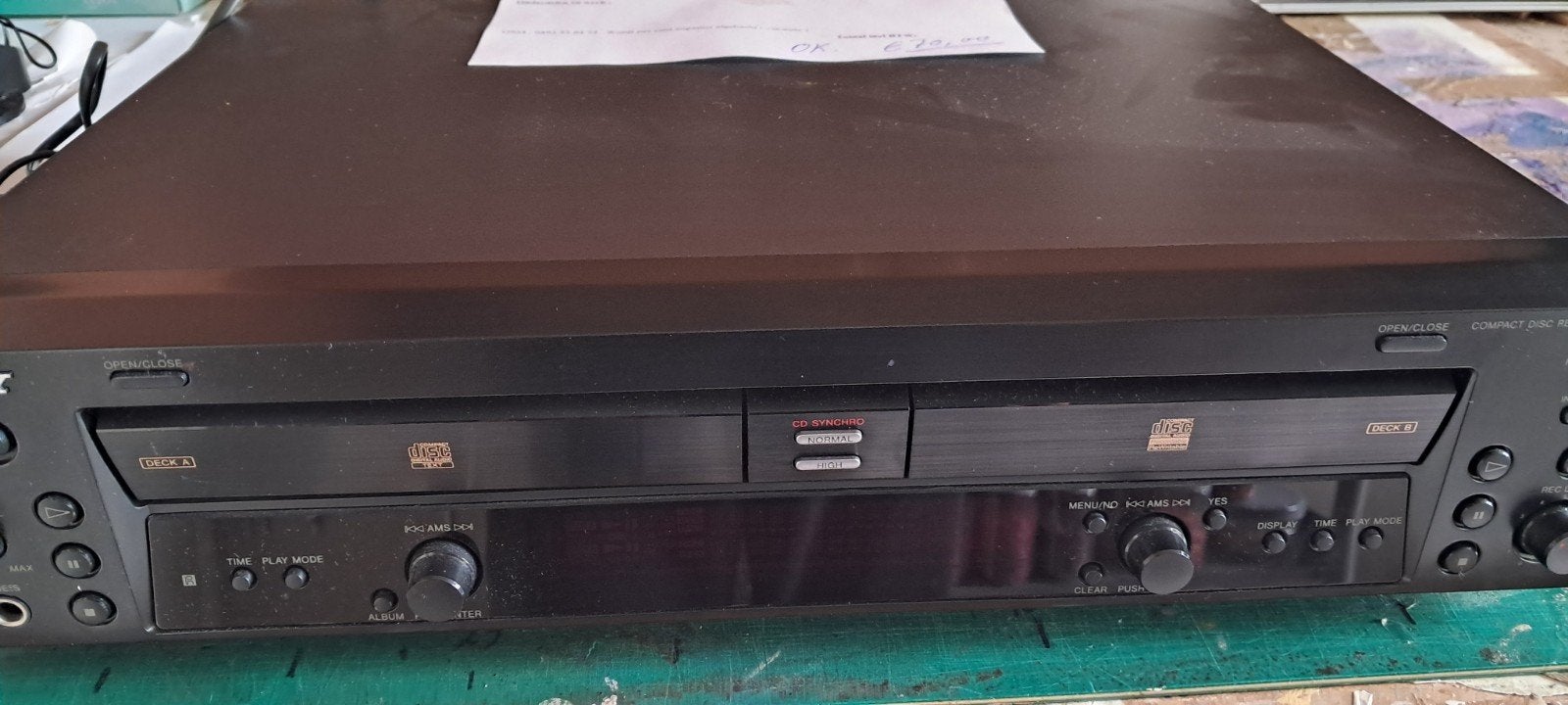 Lecteur CD et enregistreur de CD Sony RCD E100, Enlèvement ou Envoi, Utilisé, Sony