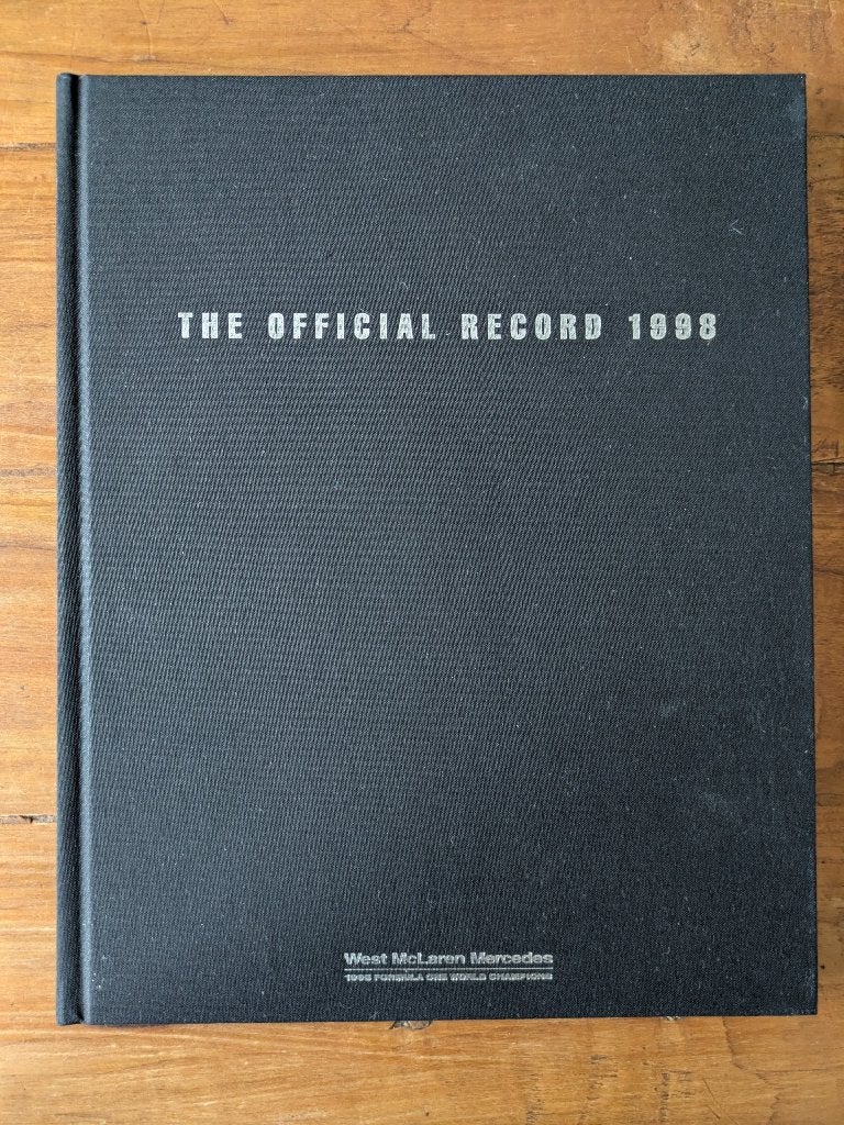 West McLaren Mercedes - The Official Record 1998, Zo goed als nieuw, Zie beschrijving, Mercedes, Ophalen of Verzenden
