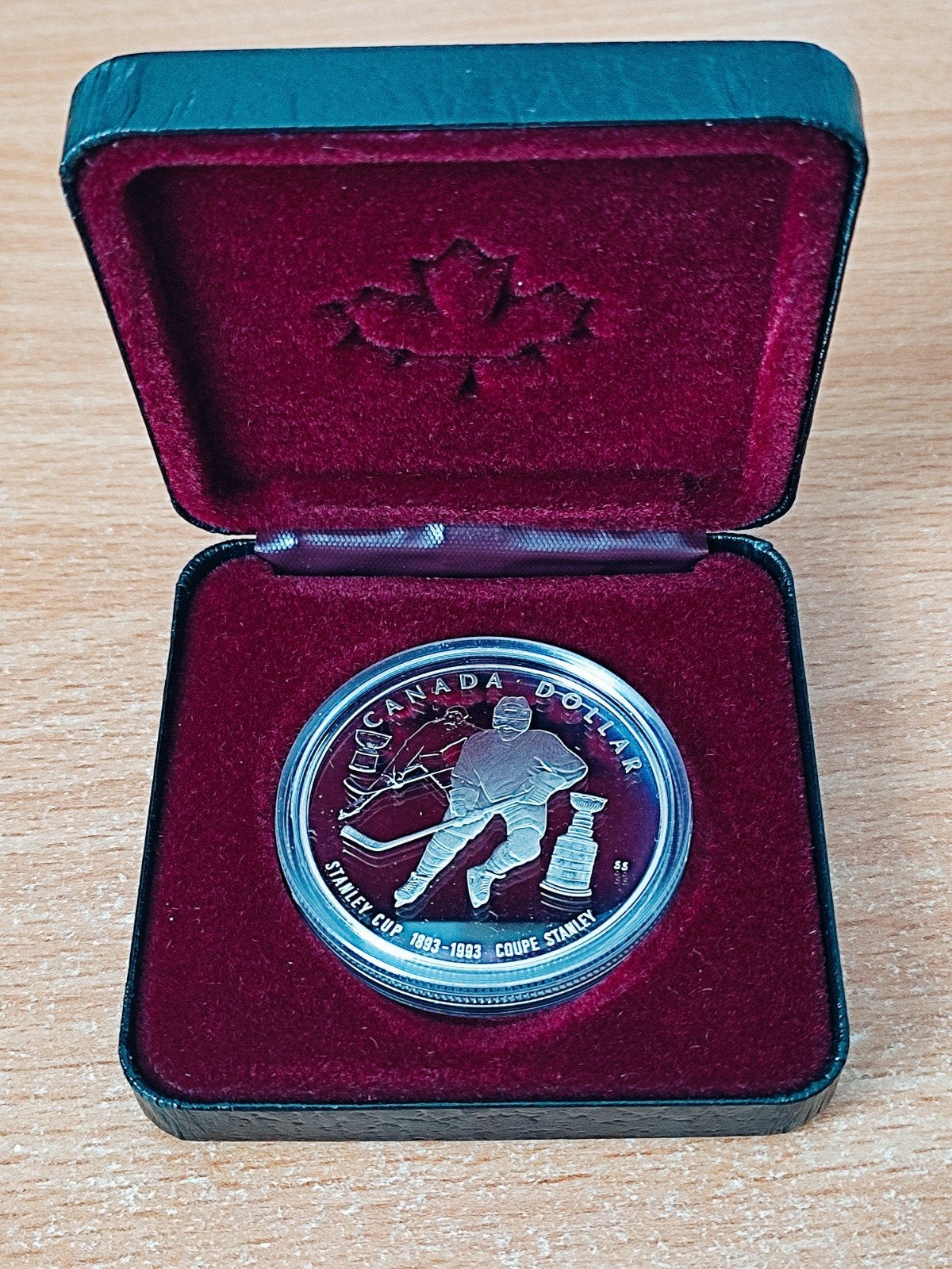 pièce commémorative canadienne,1993, coupe Stanley, Enlèvement, Série, Argent