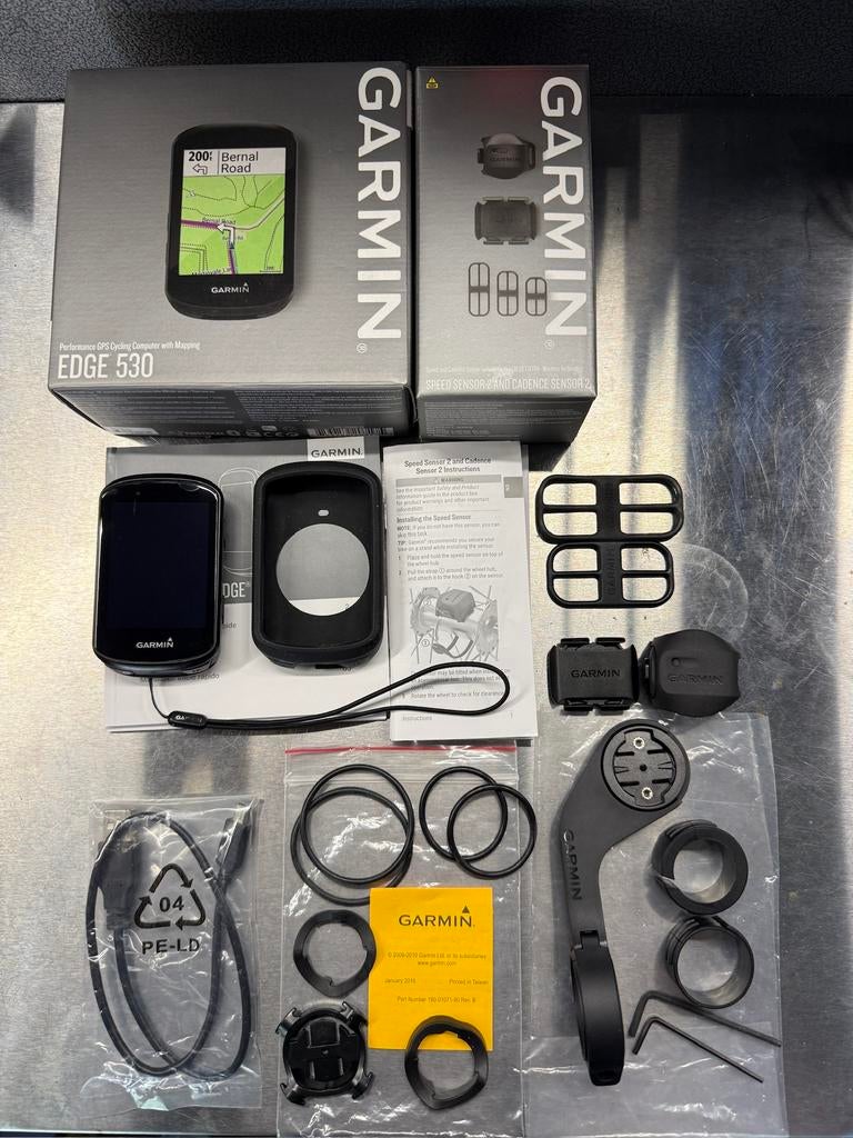 Garmin Edge 530 sensor bundle, Fietsen en Brommers, Ophalen of Verzenden, Draadloos, Zo goed als nieuw
