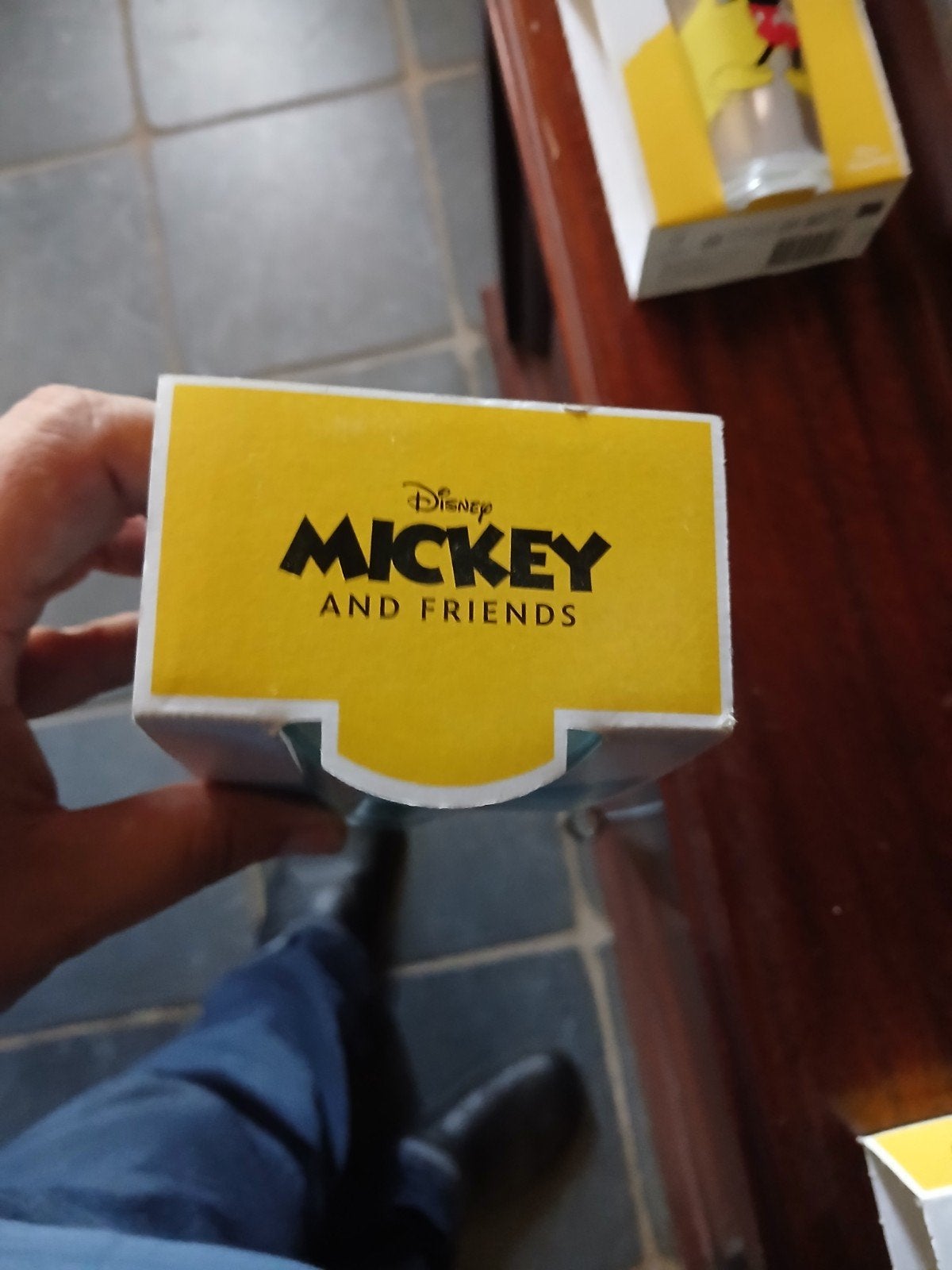 2 mickey mouse glazen  nog in originele verpakking, Verzamelen, Ophalen