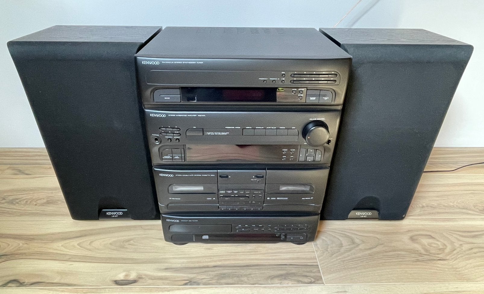 Kenwood RXD-27L muziekinstallatie, Gebruikt, Cassettedeck, Draagbaar, Ophalen