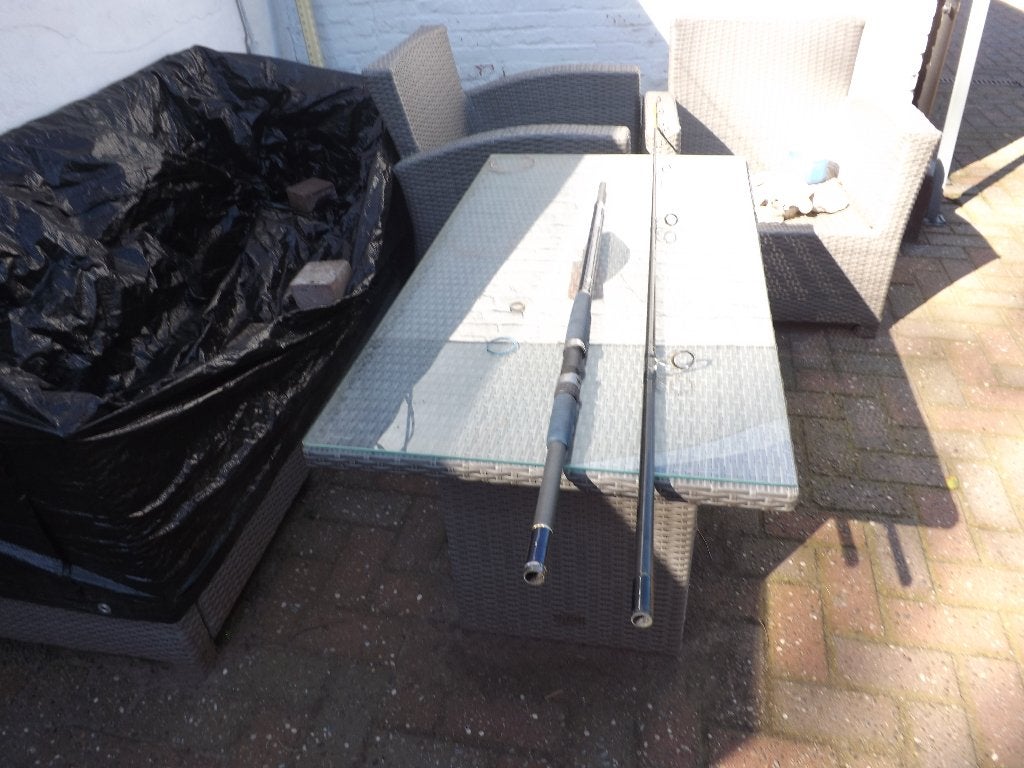 boothengel van ARCA 290 cm lang een TECNOCHROME UPTIDE ROD, Watersport en Boten, Ophalen, Gebruikt, Werphengel