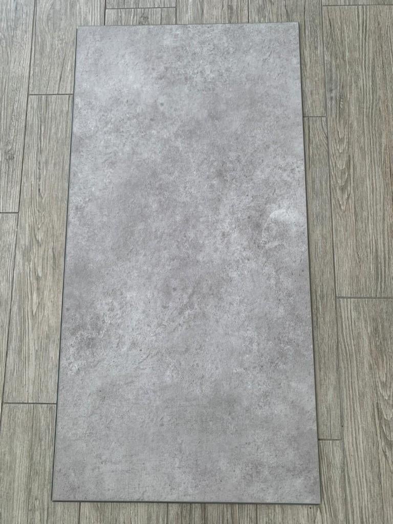 Vinyl vloer tegel parador met ondervloer., Huis en Inrichting, Ophalen, Nieuw, Grijs, Vinyl