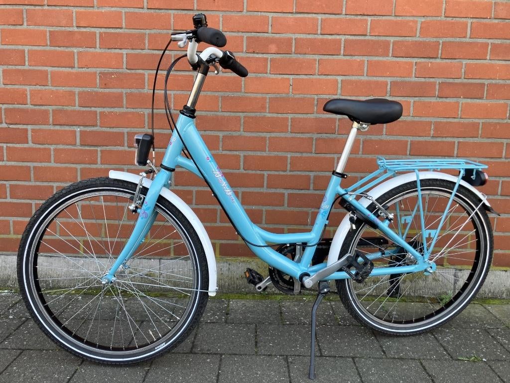 meisjesfiets 24 inch, Fietsen en Brommers, Fietsen | Meisjes, Ophalen, Zo goed als nieuw, 24 inch, Versnellingen