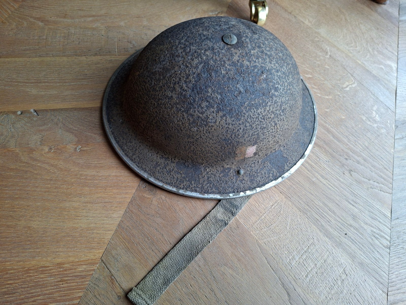 Helm MK2 1943 Oorlogsvrijwilliger / Piron / Fus. Bon., Ophalen of Verzenden