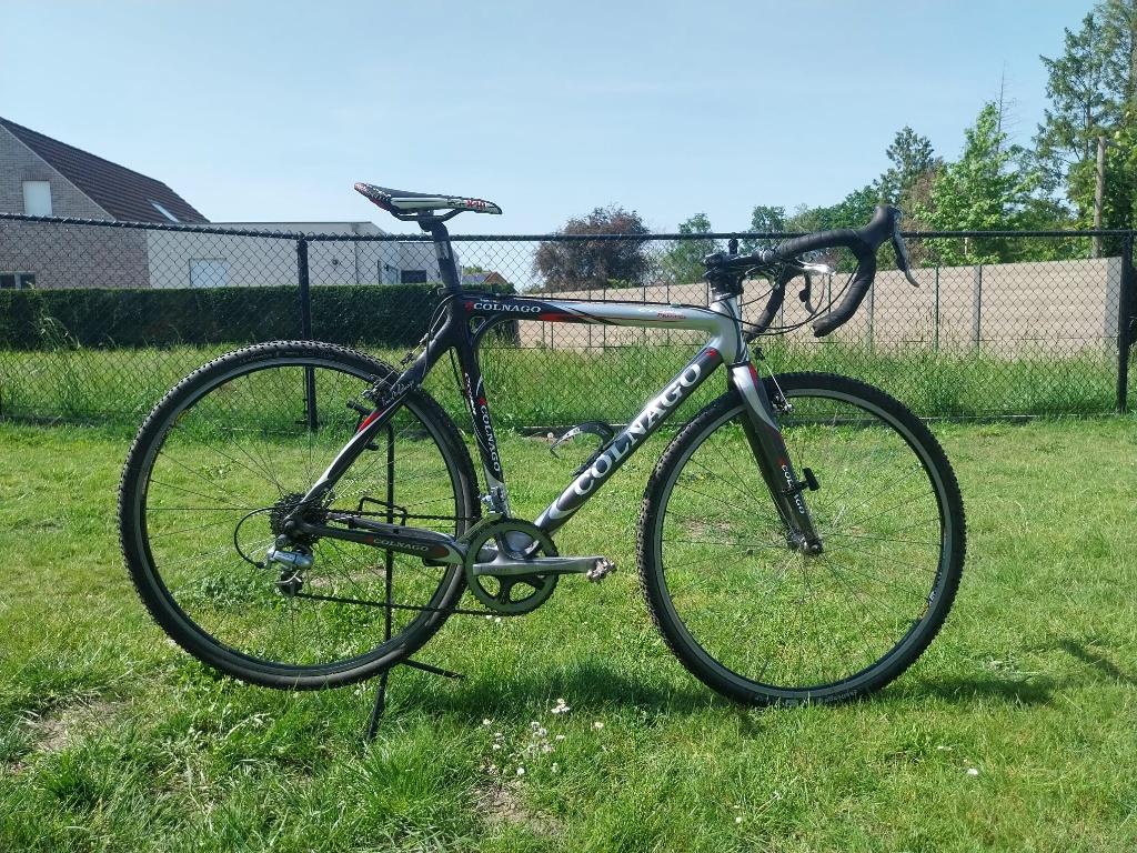 Retro carbon colnago prestige cyclocross fiets - maat 56, Frein sur jante, Enlèvement, 28 pouces, 15 à 20 vitesses