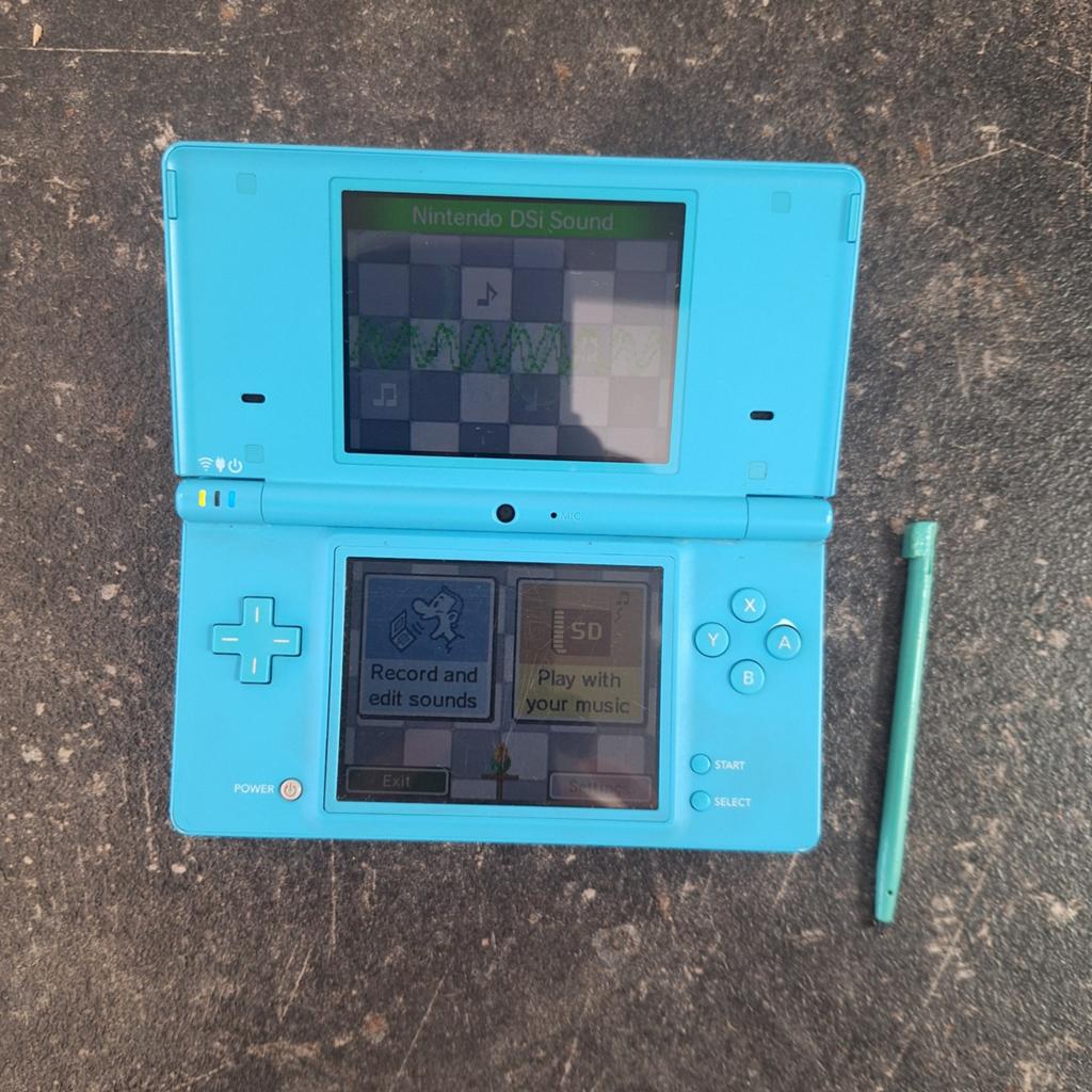Nintendo DSi Blue Turquoise – 6 Games Included, Games en Spelcomputers, Spelcomputers | Nintendo DS, Ophalen of Verzenden, Dsi