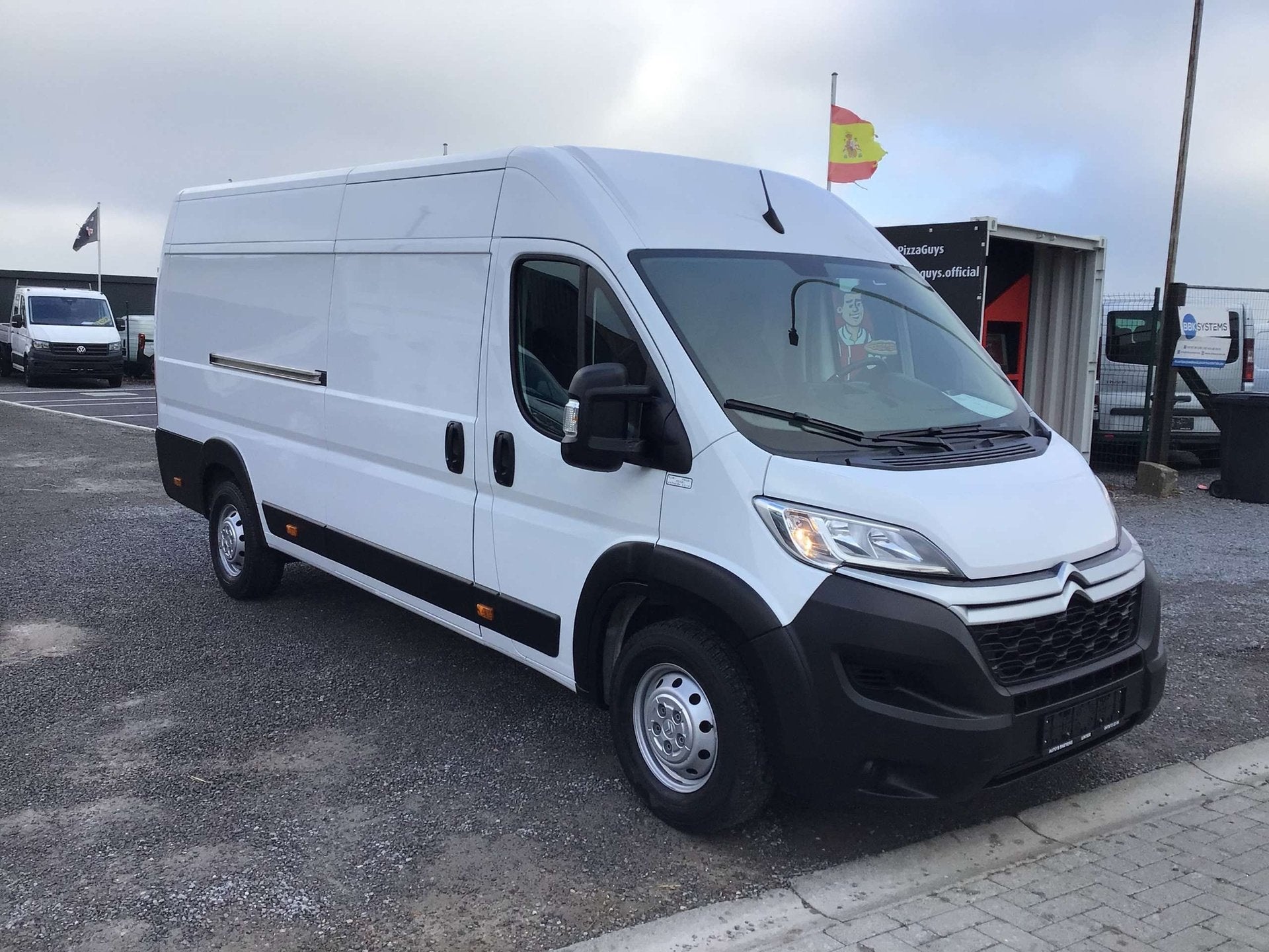 Citroen Jumper l4h2 163pk 2024 43000km full/option 20650e ex, Auto's, Citroën, Parkeersensor, Gebruikt, 4 cilinders, Wit