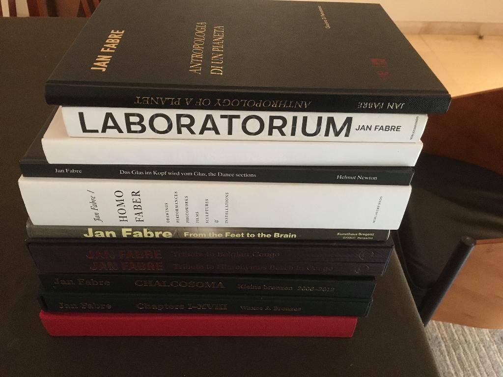 Collectie boeken en andere Jan Fabre, Enlèvement ou Envoi