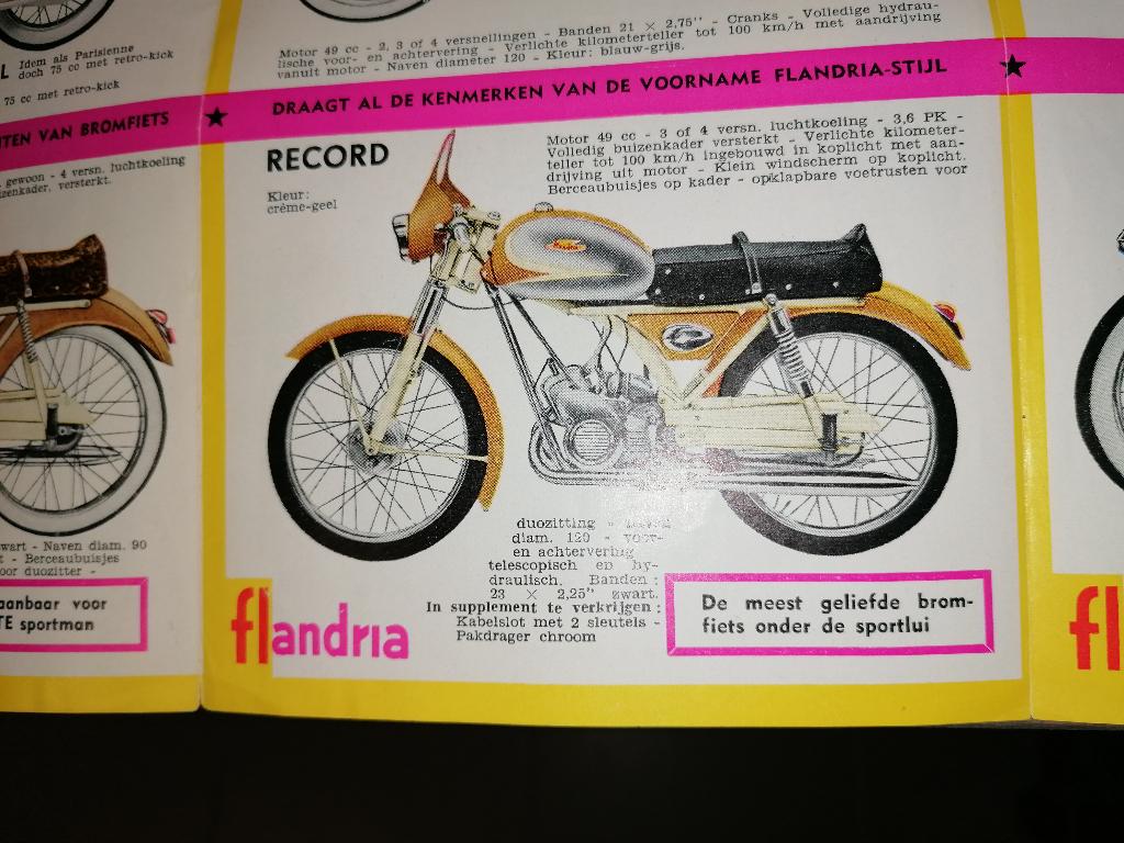 Flandria Record Boltank, Fietsen en Brommers, Ophalen