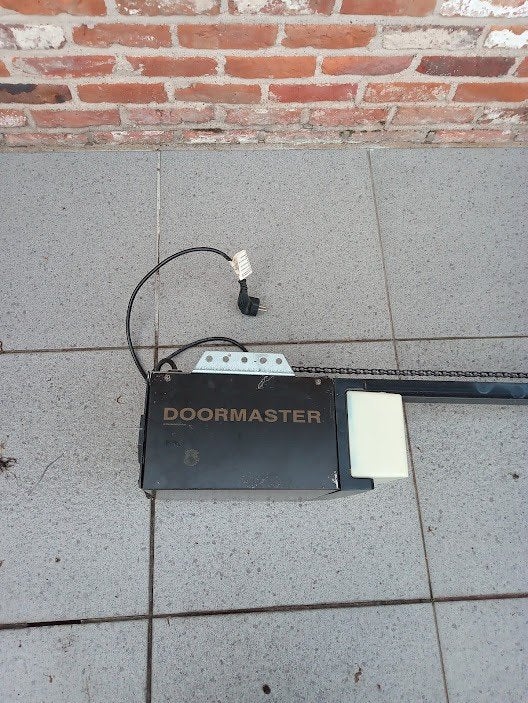 poortmotor 50€., Ophalen, Gebruikt, Elektromotor