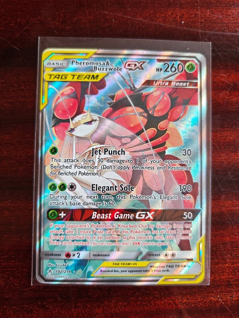 Pheromosa & Buzzwole gx, Ophalen of Verzenden, Nieuw, Losse kaart, Foil