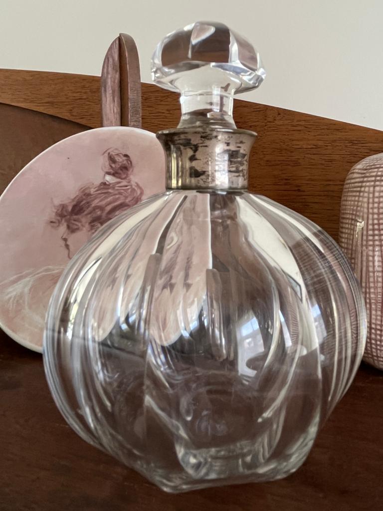 Baccarat/kristal/vintage parfumfles, Ophalen, Gebruikt, Parfumfles