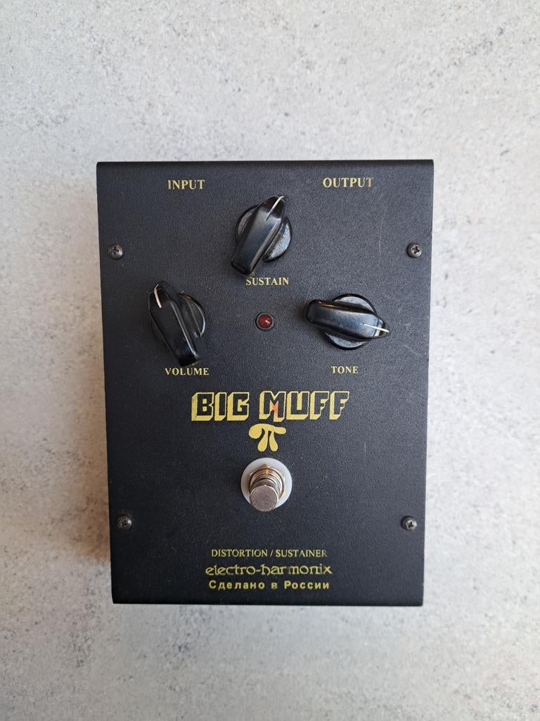 ELECTRO HARMONIX (EHX) THE “BLACK RUSSIAN” BIG MUFF π, Muziek en Instrumenten, Ophalen of Verzenden, Gebruikt, Distortion, Overdrive of Fuzz