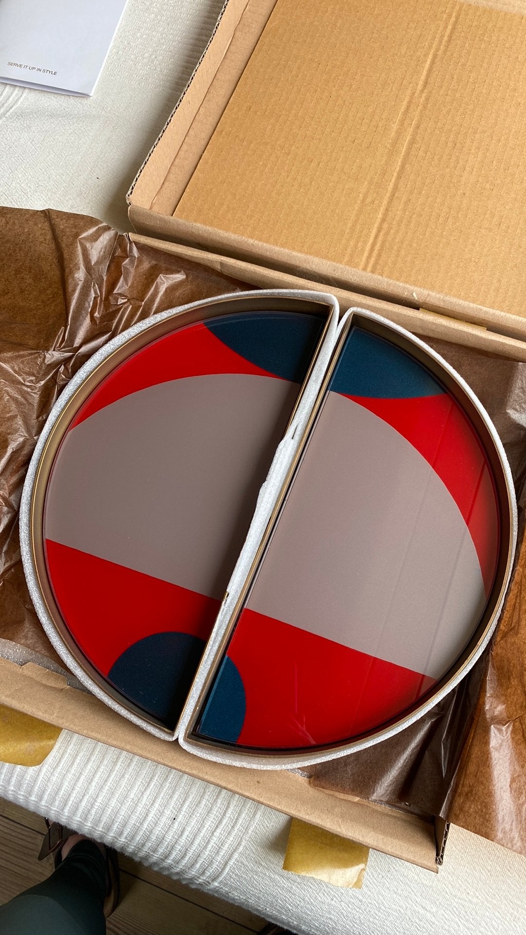 NIEUW Ethnicraft mini tray, Ophalen, Rond, Nieuw, Decoratieve rand