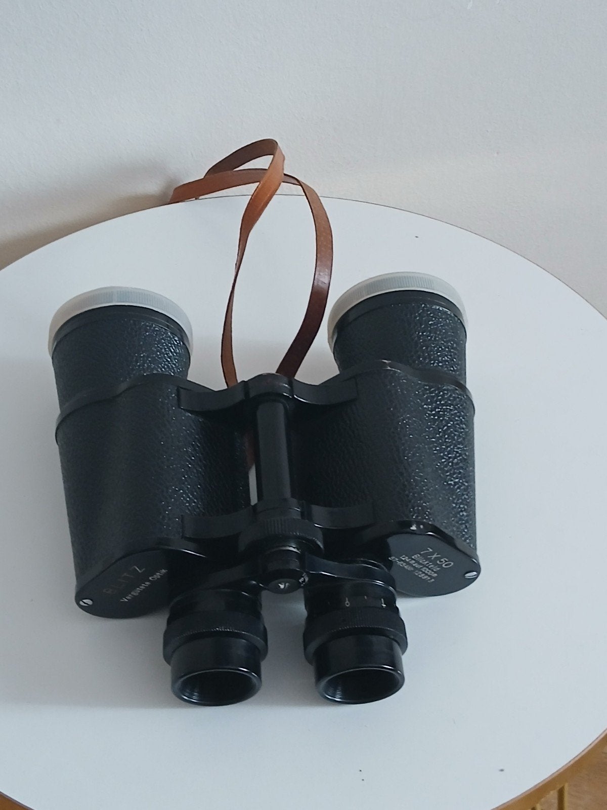 Jumelles Vintage BLITZ 7x50 + Étui Cuir, TV, Hi-fi & Vidéo, Matériel d'optique| Jumelles, Enlèvement ou Envoi