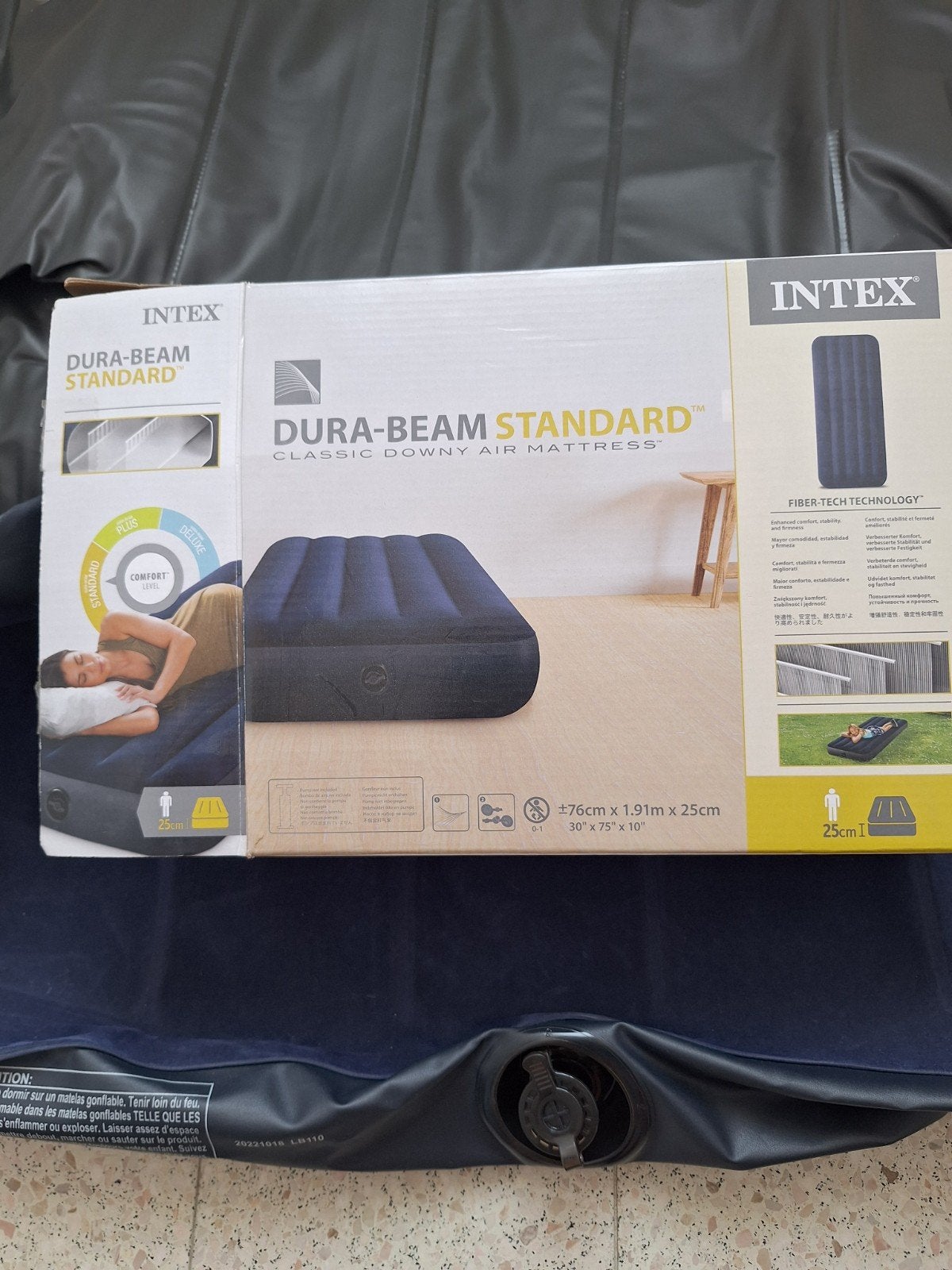 Matras opblaasbaar, Ophalen