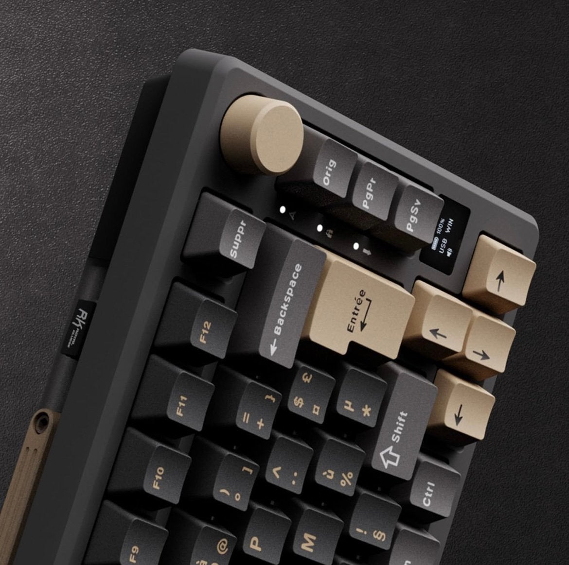 ROYAL KLUDGE M75 CLAVIER MECANIQUE SANS FIL 75% -NEUF, Informatique & Logiciels, Neuf, Clavier gamer, Enlèvement ou Envoi, Azerty