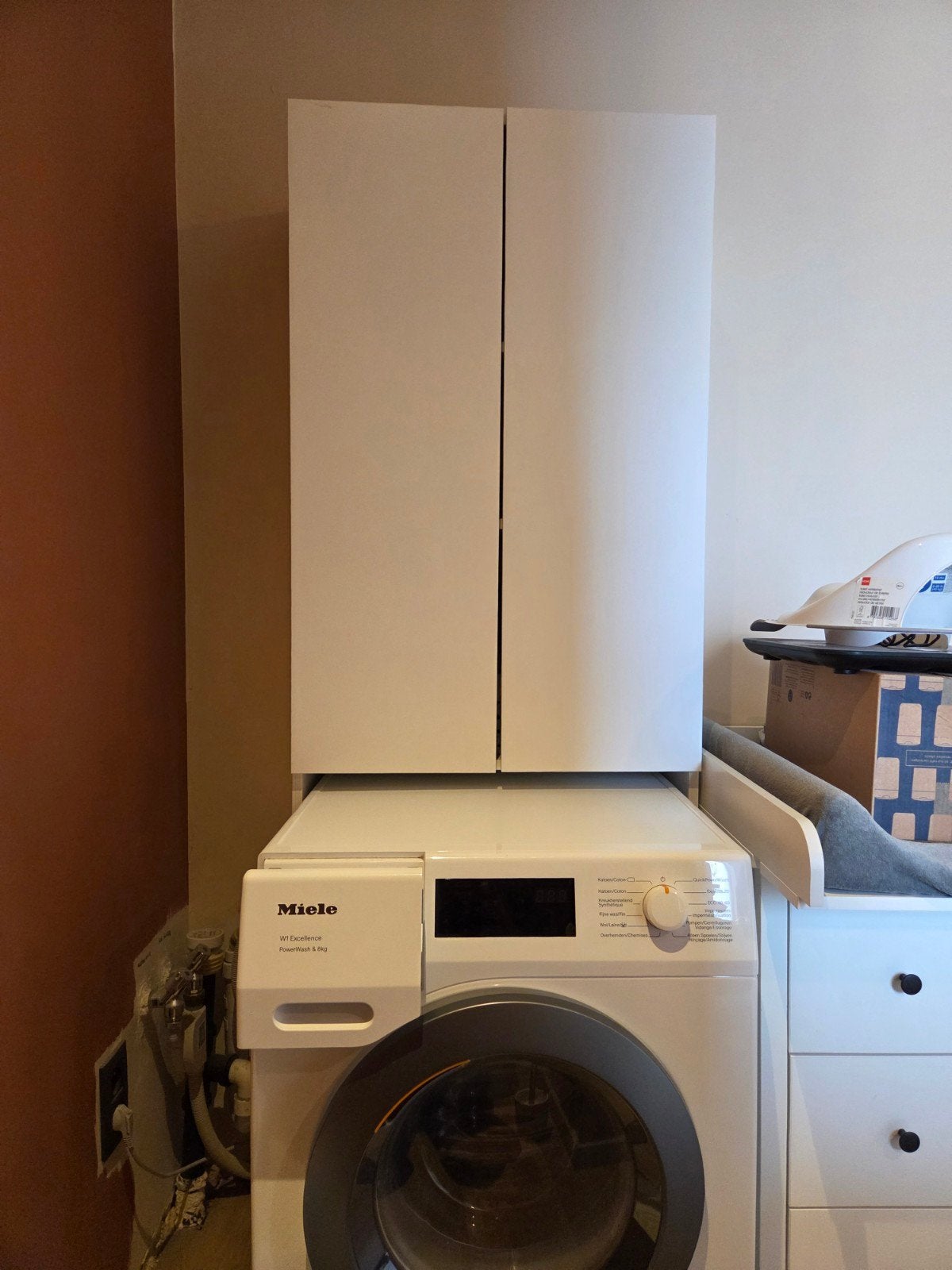 kast wasmachine ikea NYSJÖN, Huis en Inrichting, Ophalen, Zo goed als nieuw