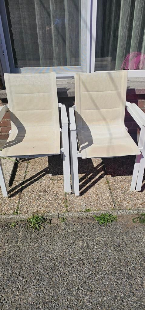 Oude tuinstoelen, Enlèvement