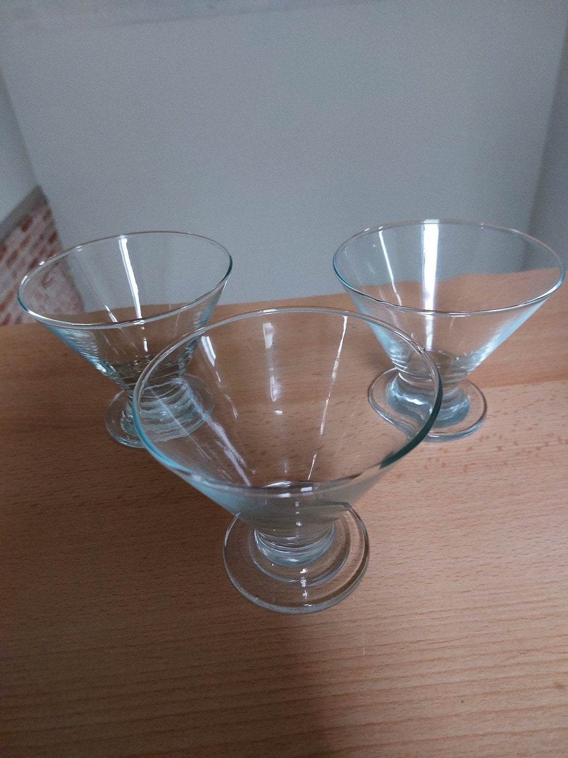 3 verres de bols à apéritif ou à dessert, Maison & Meubles, Cuisine | Vaisselle, Enlèvement