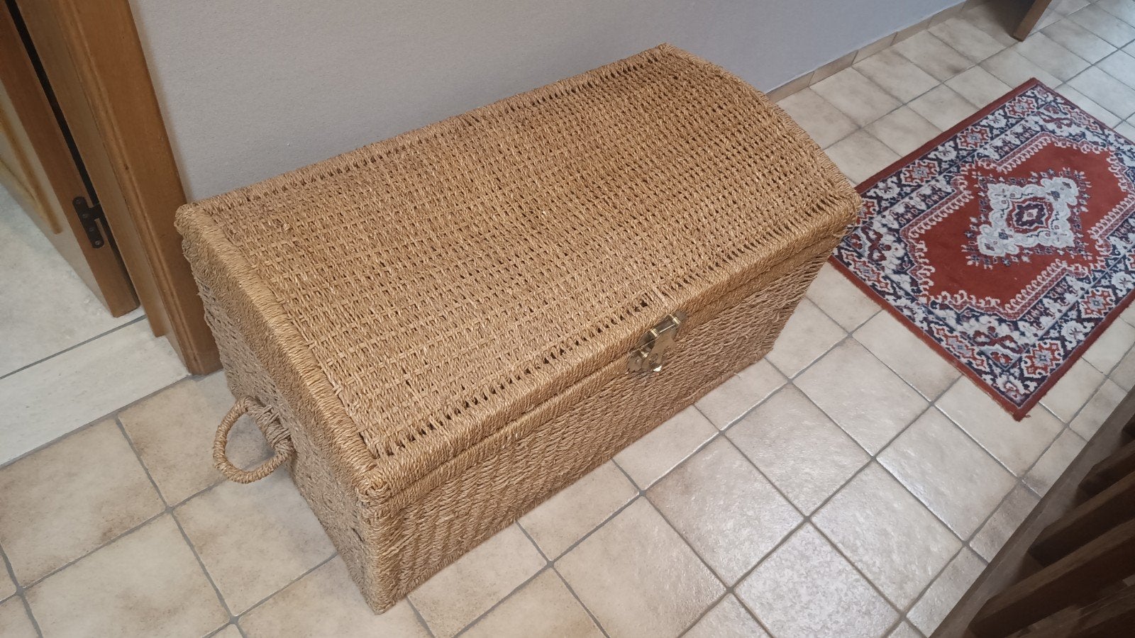 Rieten mand, Huis en Inrichting, Ophalen, Mand