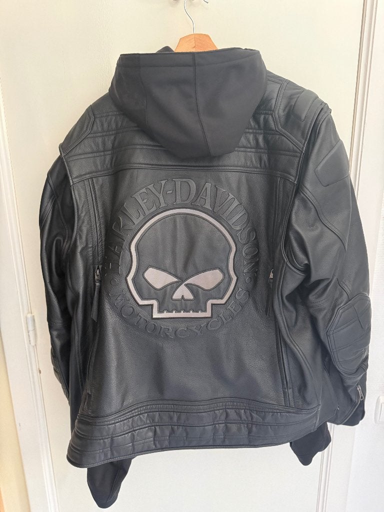 veste cuir HARLEY DAVIDSON taille 2XL, Motos, Seconde main, Harley Davidson, Manteau | cuir, Enlèvement