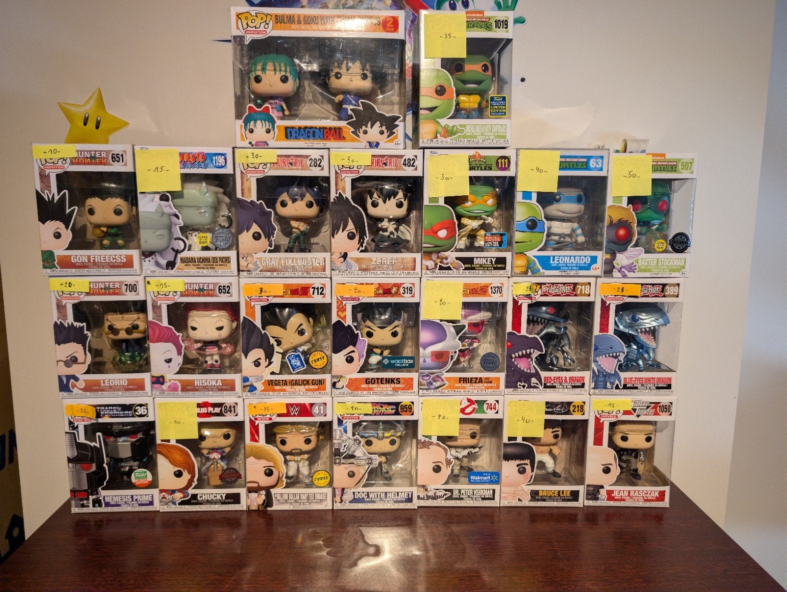 Funko Pop, Ophalen