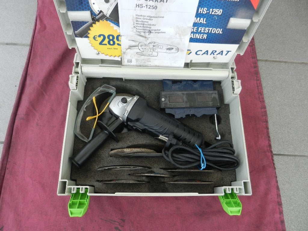 Carat HS - 1250 Slijpmachine, Doe-het-zelf en Bouw, Gereedschap | Slijpmachines, Ophalen, Zo goed als nieuw, 700 tot 1000 watt