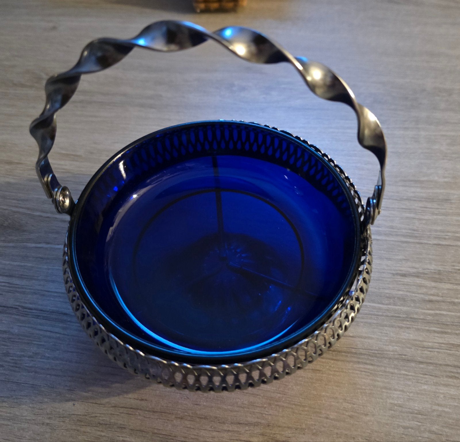 Cobalt bonbonnière vintage collection, Antiquités & Art, Enlèvement
