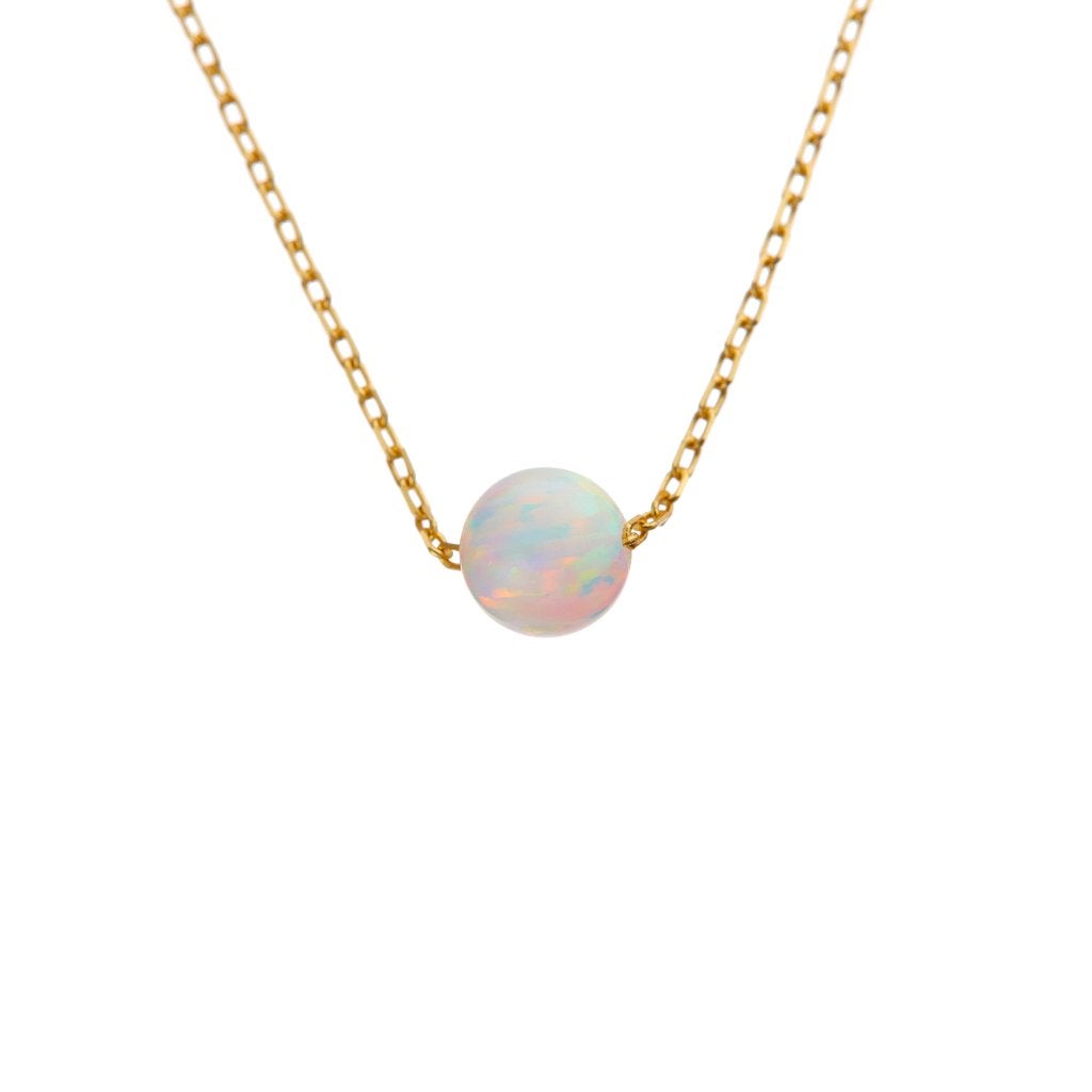 Collier avec Pendentif Opale, Neuf, Avec pierre précieuse, Argent, Envoi