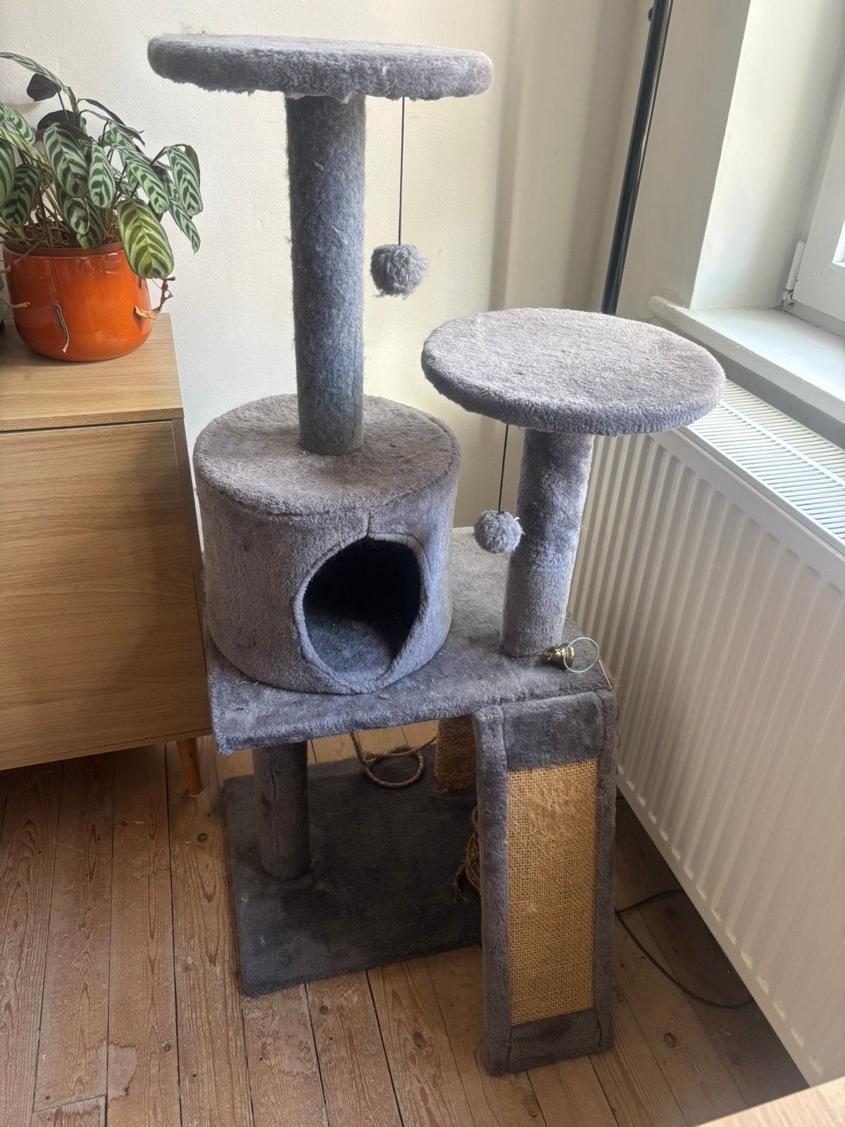 Kattenkrabpaal, Dieren en Toebehoren, Krabmeubelen, Ophalen, Gebruikt