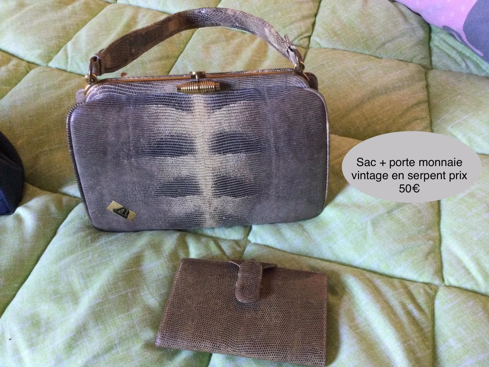 Objets vintage voir toute les photos prix sur demande, Handtassen en Accessoires, Tassen | Damestassen, Ophalen of Verzenden, Zo goed als nieuw