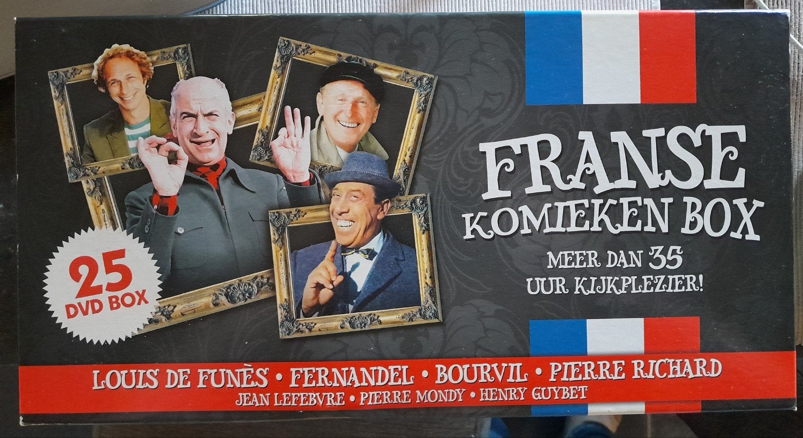 Franse komieken box, 25 dvd box, CD & DVD, DVD | Classiques, Enlèvement ou Envoi, Français, 1960 à 1980, Édition spéciale