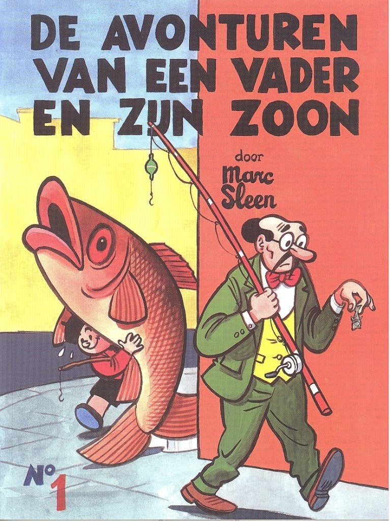 De avonturen van een vader en zijn zoon - Adhemar Uitgaven., Boeken, Stripverhalen, Zo goed als nieuw, Meerdere stripboeken, Ophalen of Verzenden