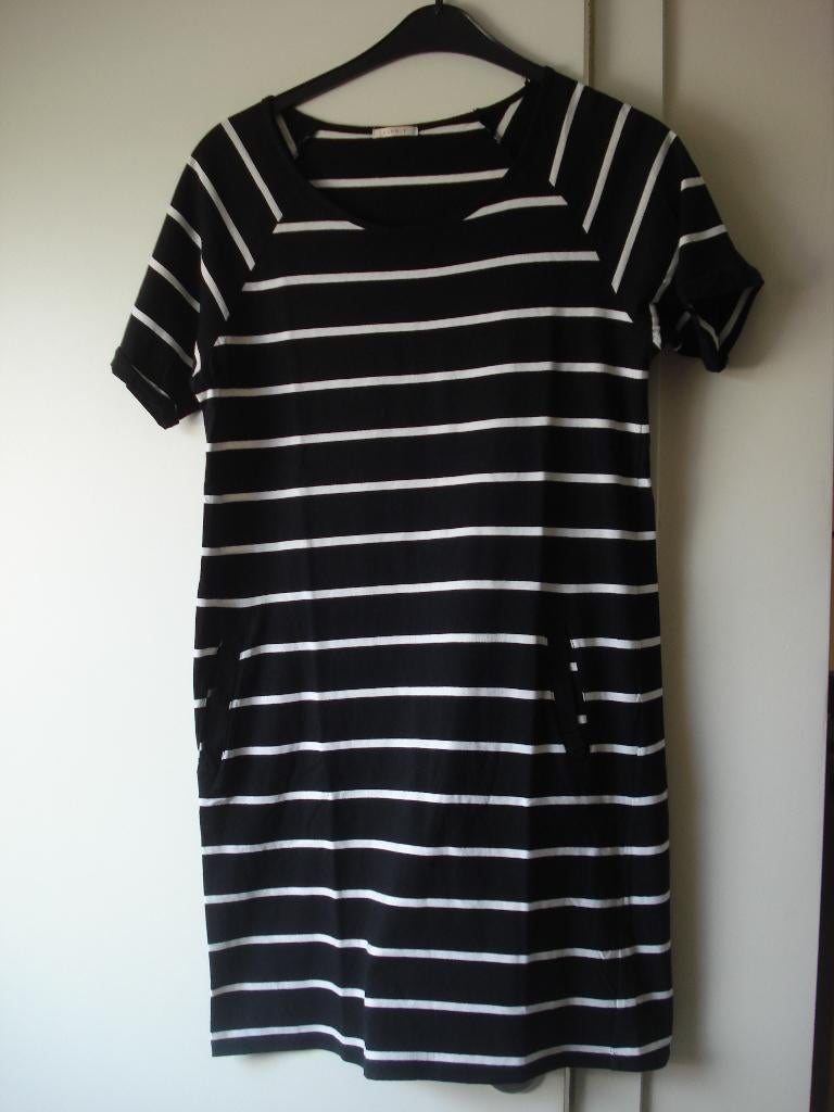 Esprit zomerkleedje, dames/meisjes. mt L, Zwart, Maat 42/44 (L), Ophalen of Verzenden, Gedragen