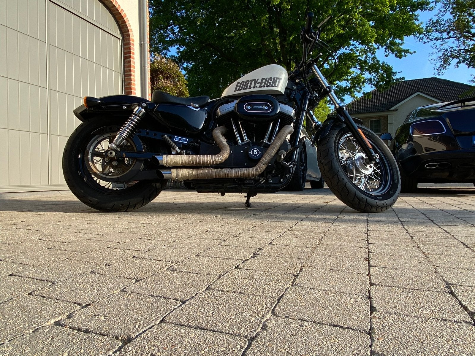 Harley Davidson Sports Star Quarante-Huit Bicolore, Occasion, Échappement sport, 2 cylindres, Particulier