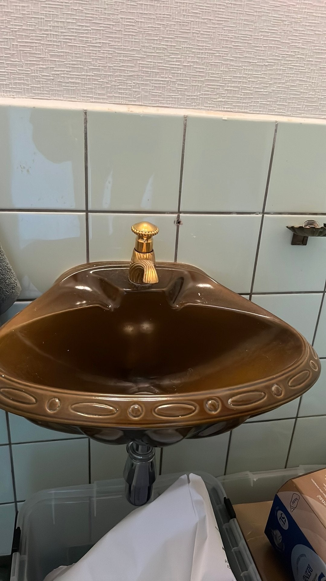Retro lavabo, Huis en Inrichting, Ophalen, Gebruikt
