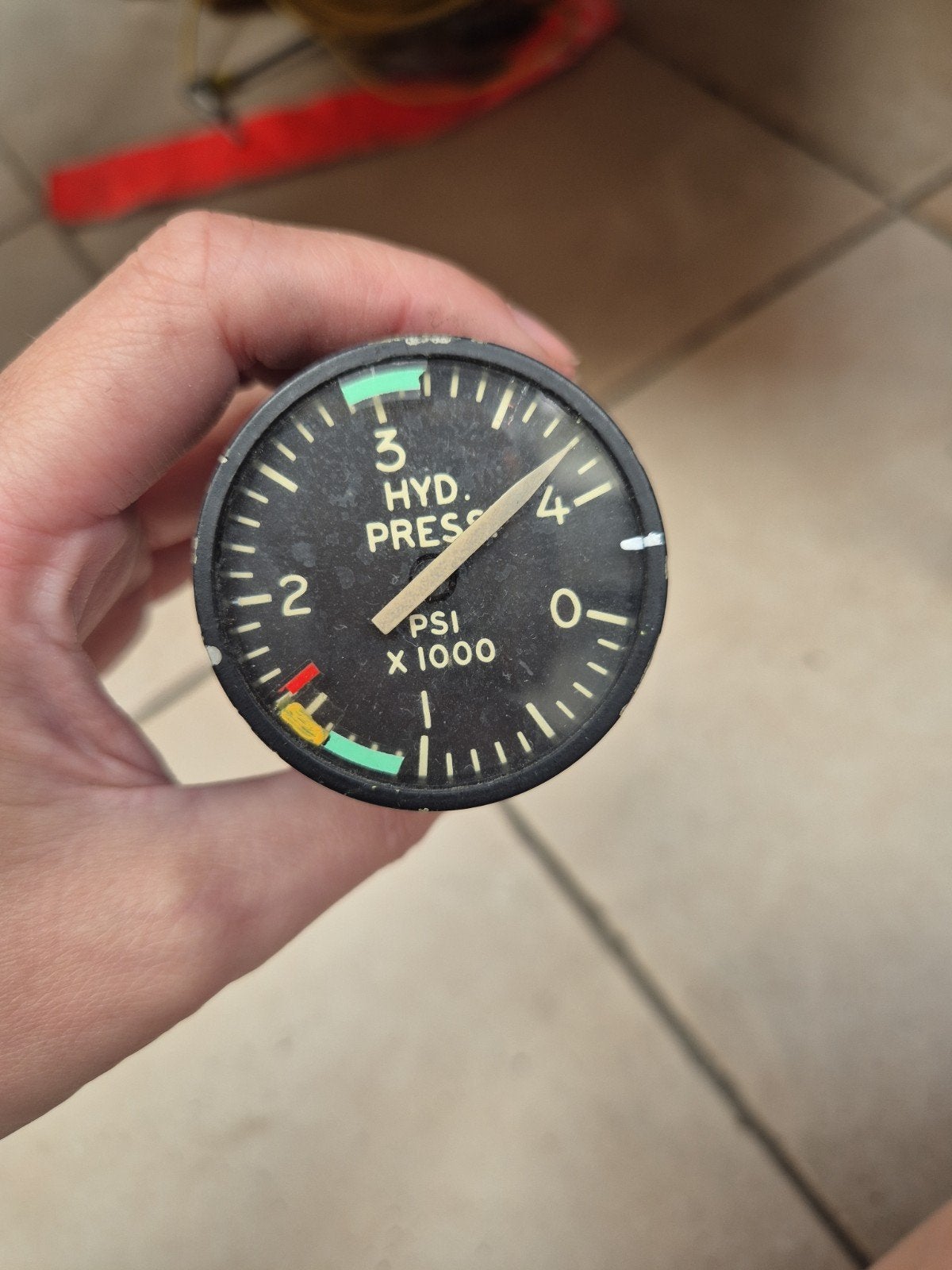 Originele C-130 Hercules Hydraulic Pressure Indicator, Verzamelen, Luchtvaart en Vliegtuigspotten, Ophalen