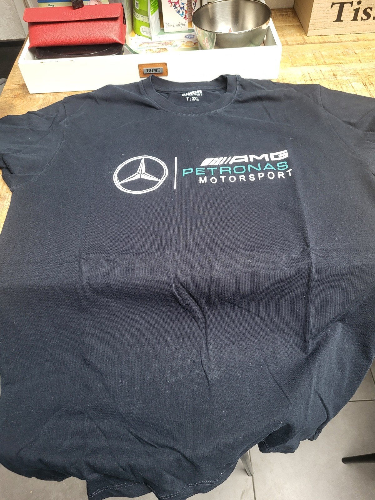 T shirt mercedes large xl zo goed als nieuw, Vêtements | Hommes, T-shirts, Mercedes, Enlèvement, Noir, Taille 52/54 (L)