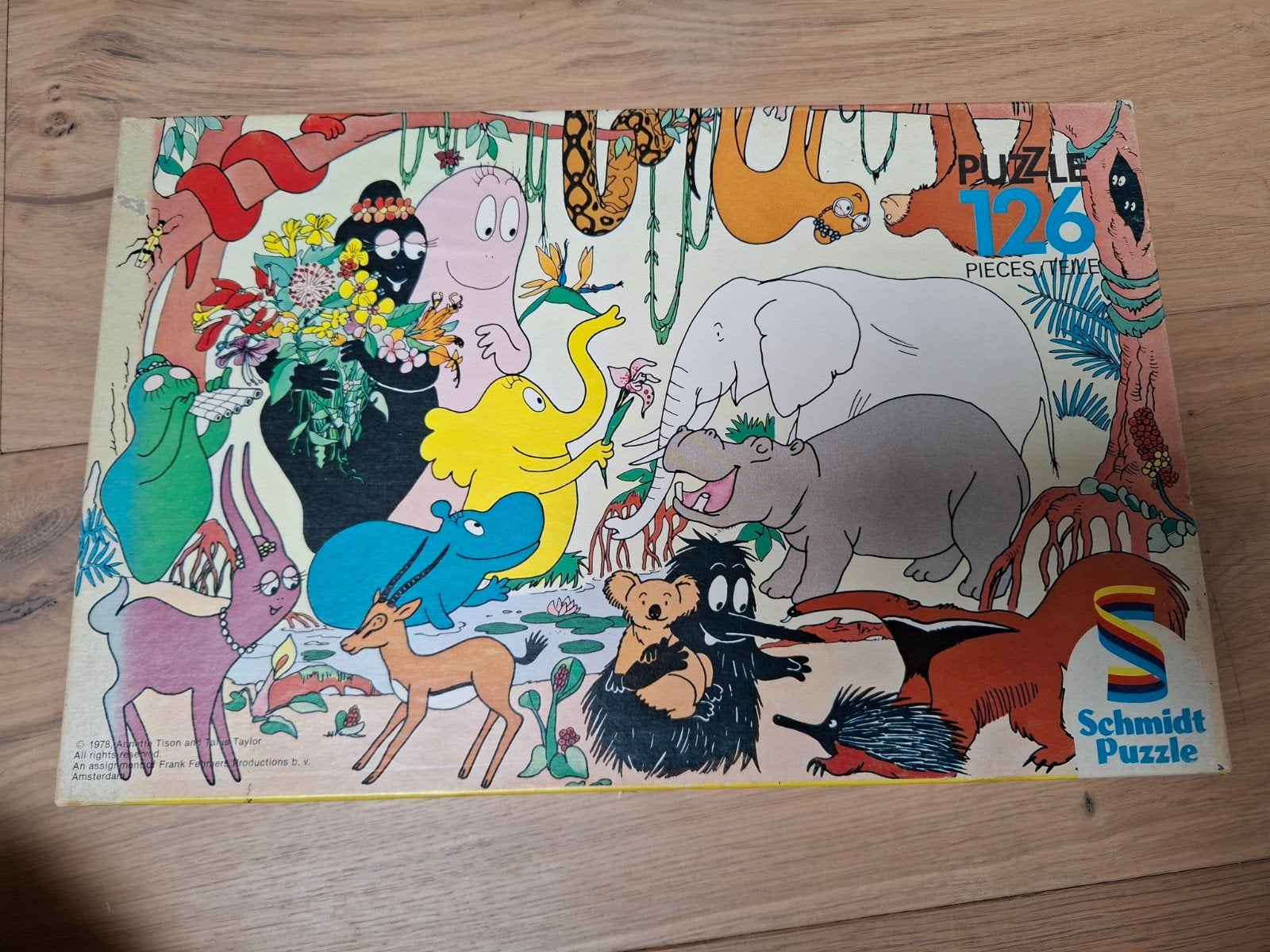 Barbapapa puzzel 126stukken 34x53cm, Kinderen en Baby's, Speelgoed | Kinderpuzzels, Ophalen