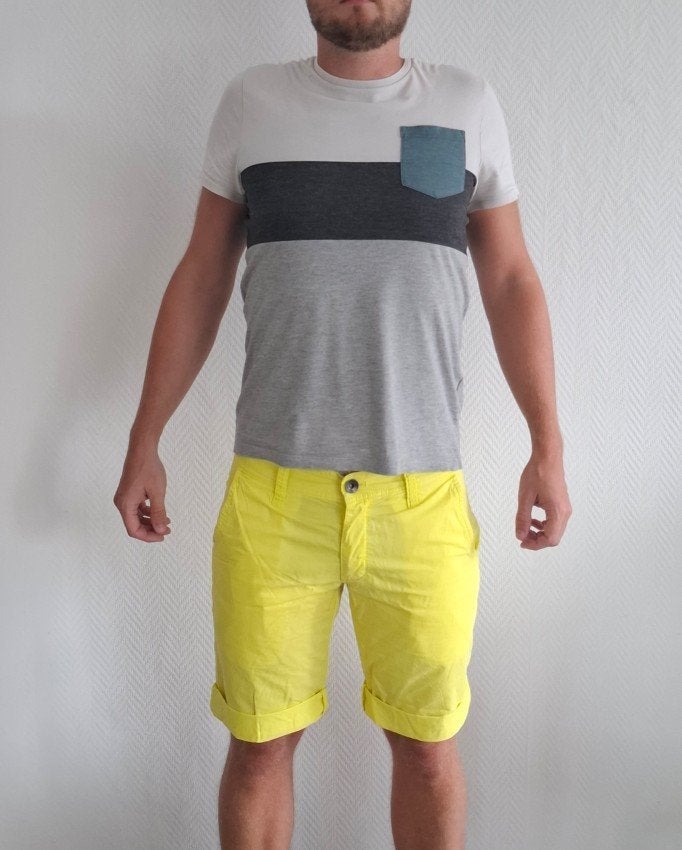 Short Chino jaune EDC W31, Vêtements | Hommes, Neuf, EDC, Taille 48/50 (M), Jaune