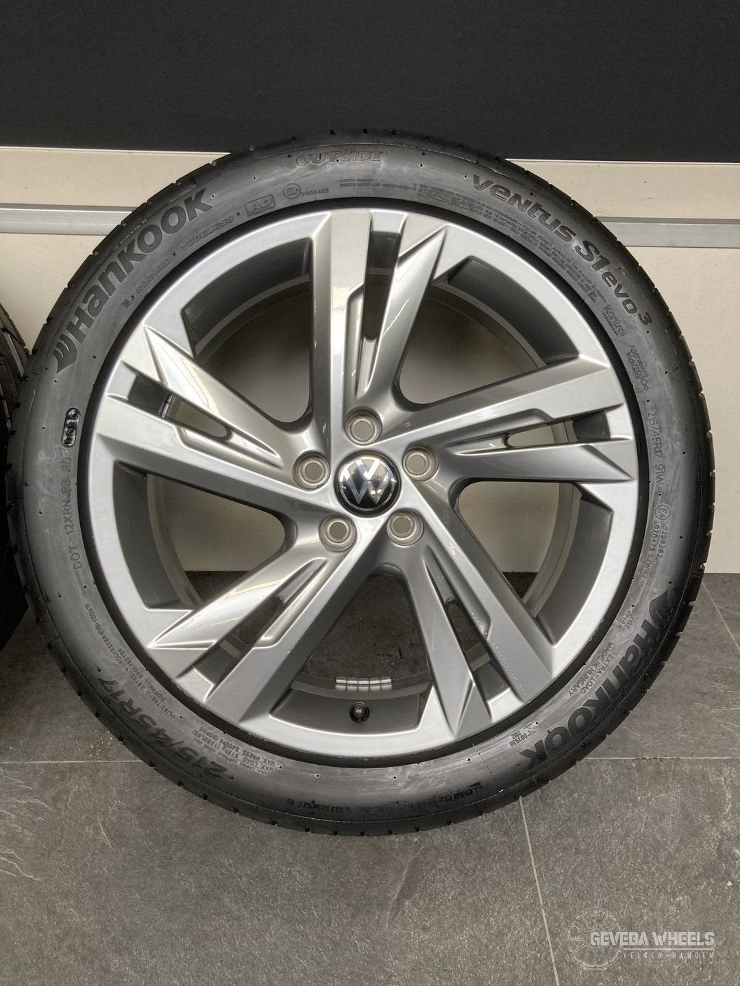 17” originele Volkswagen Polo 2G0 Valencia velgen + banden, -, -, Banden en Velgen, 17 inch