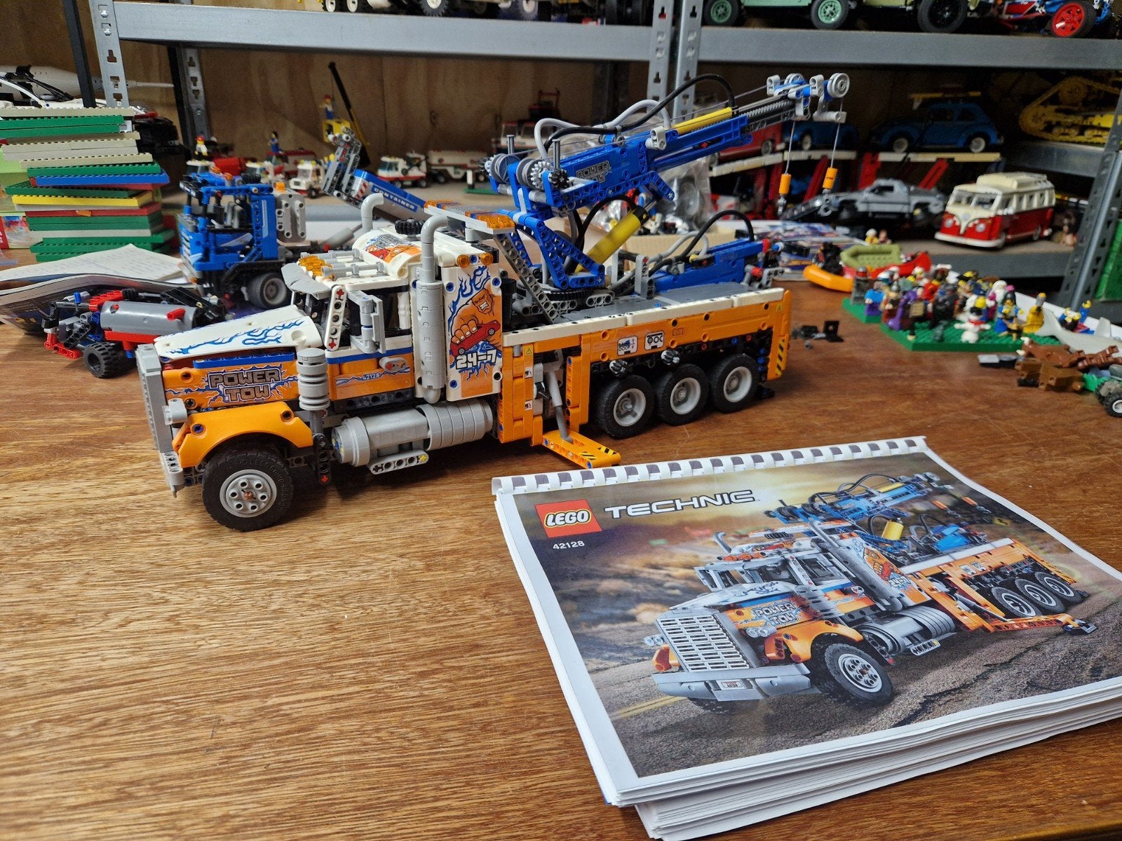 Lego Technic 42128 Zware Takelwagen, Kinderen en Baby's, Gebruikt, Lego, Ophalen of Verzenden, Technic