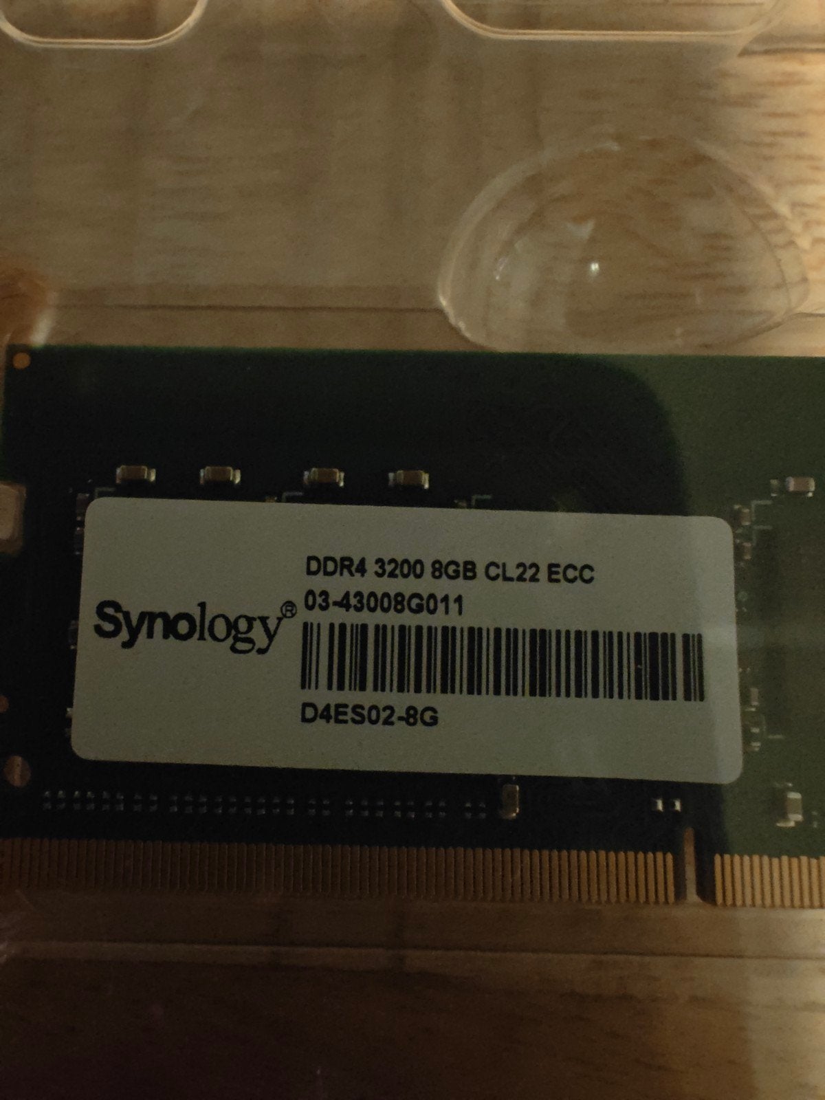 RAM DDR4 Synology 8Gb cl22 ecc neuve, Computers en Software, Ophalen of Verzenden