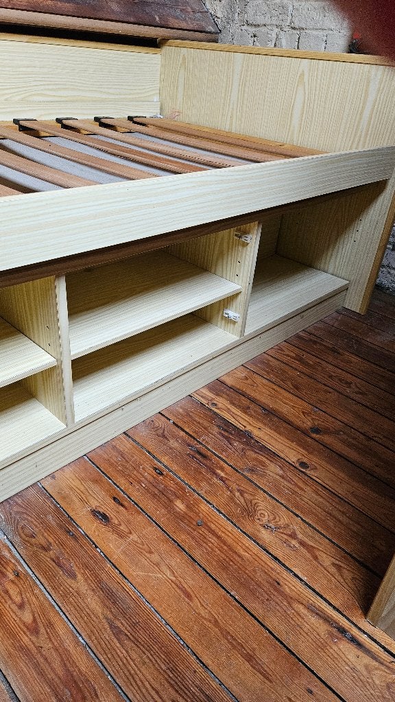 Studentenkamer, Huis en Inrichting, Slaapkamer | Bedden, Ophalen, Gebruikt, 90 cm, Eenpersoons