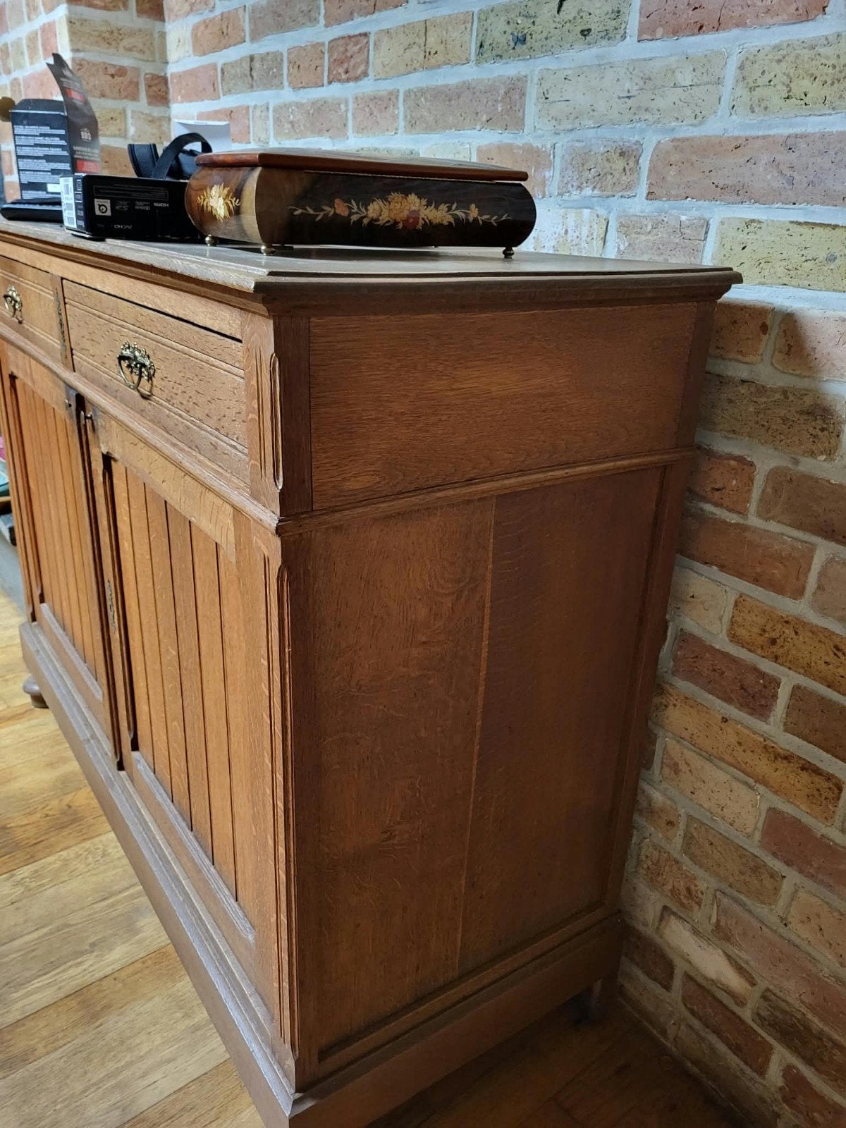 gratis eiken kast, Ophalen