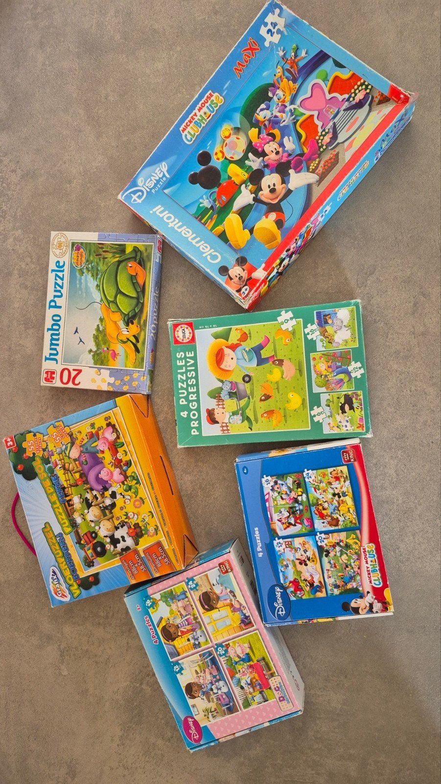 puzzels 2€/stuk, Kinderen en Baby's, Speelgoed | Kinderpuzzels, Ophalen of Verzenden